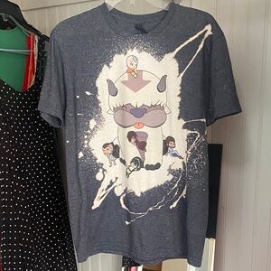 Unisex Blue Avatar The Last Airbender Graphic Tee